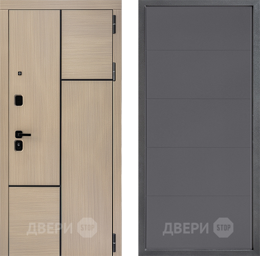 Входная металлическая Дверь Дверной континент ДК-14 ФЛ-649 Графит софт в Наро-Фоминске