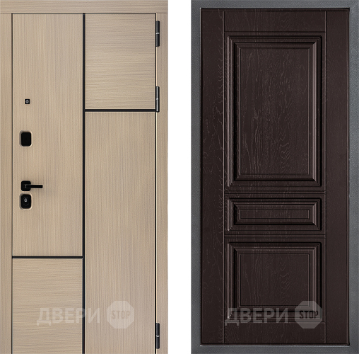 Входная металлическая Дверь Дверной континент ДК-14 ФЛ-243 Дуб шоколадный в Наро-Фоминске