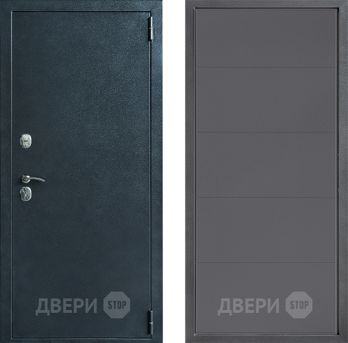 Входная металлическая Дверь Дверной континент ДК-70 Дизайн ФЛ-649 Графит софт в Наро-Фоминске