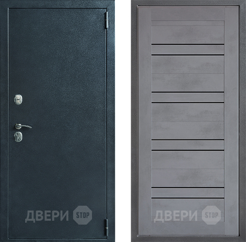 Входная металлическая Дверь Дверной континент ДК-70 Дизайн ФЛ-49 Бетон серый в Наро-Фоминске