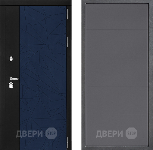 Входная металлическая Дверь Дверной континент ДК-9 ФЛ-649 Графит софт в Наро-Фоминске