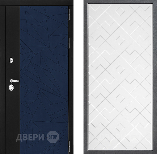 Входная металлическая Дверь Дверной континент ДК-9 ФЛ-Тиффани Белый софт в Наро-Фоминске