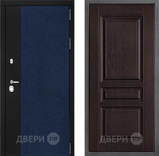 Входная металлическая Дверь Дверной континент ДК-9 ФЛ-243 Дуб шоколадный в Наро-Фоминске