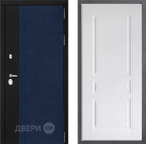Входная металлическая Дверь Дверной континент ДК-9 ФЛ-243 Альберо Браш серебро в Наро-Фоминске
