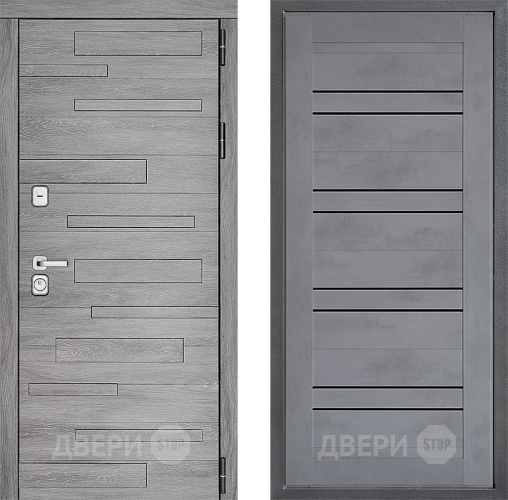 Дверь Дверной континент ДК-10 ФЛ-49 Бетон серый в Наро-Фоминске
