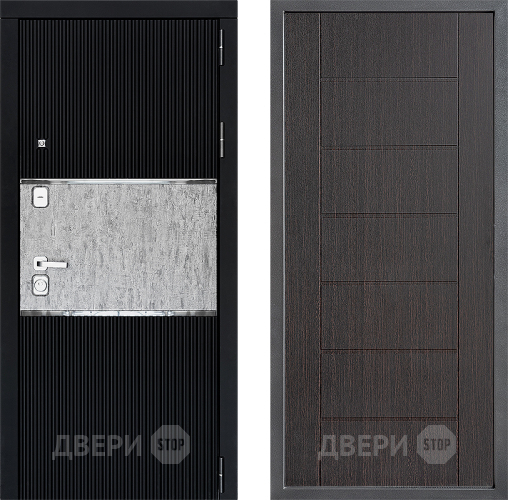 Входная металлическая Дверь Дверной континент ДК-13 ФЛ-Лайн Венге в Наро-Фоминске