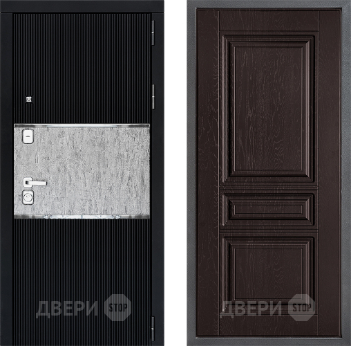 Входная металлическая Дверь Дверной континент ДК-13 ФЛ-243 Дуб шоколадный в Наро-Фоминске
