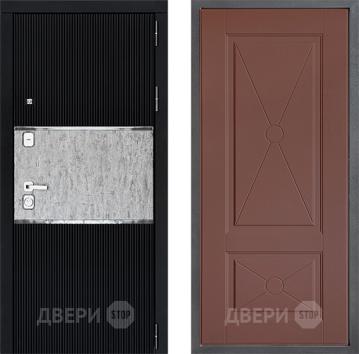 Входная металлическая Дверь Дверной континент ДК-13 ФЛ-617 Ясень шоколадный в Наро-Фоминске