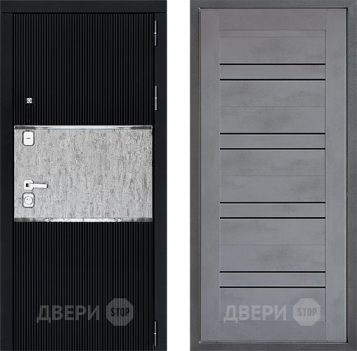 Входная металлическая Дверь Дверной континент ДК-13 ФЛ-49 Бетон серый в Наро-Фоминске