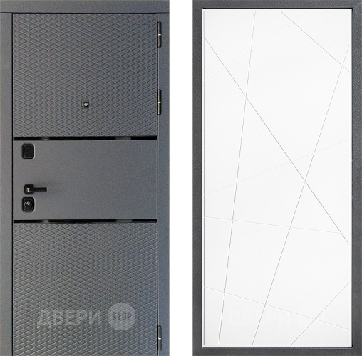 Дверь Дверной континент Диамант Дизайн ФЛ-655 Белый софт в Наро-Фоминске