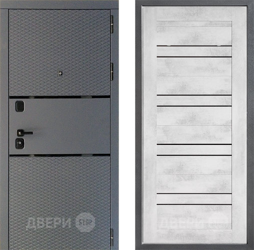 Дверь Дверной континент Диамант Дизайн ФЛ-49 Бетон снежный в Наро-Фоминске