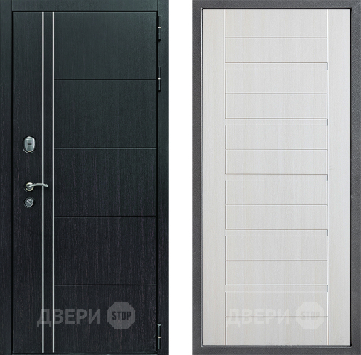 Входная металлическая Дверь Дверной континент Теплолюкс Дизайн ФЛ-70 Лиственница белая в Наро-Фоминске