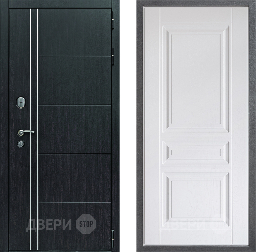 Дверь Дверной континент Теплолюкс Дизайн ФЛ-243 Альберо Браш серебро в Наро-Фоминске