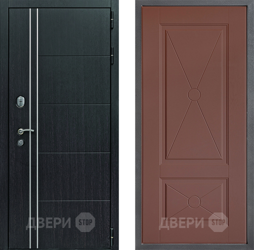 Дверь Дверной континент Теплолюкс Дизайн ФЛ-617 Ясень шоколадный в Наро-Фоминске