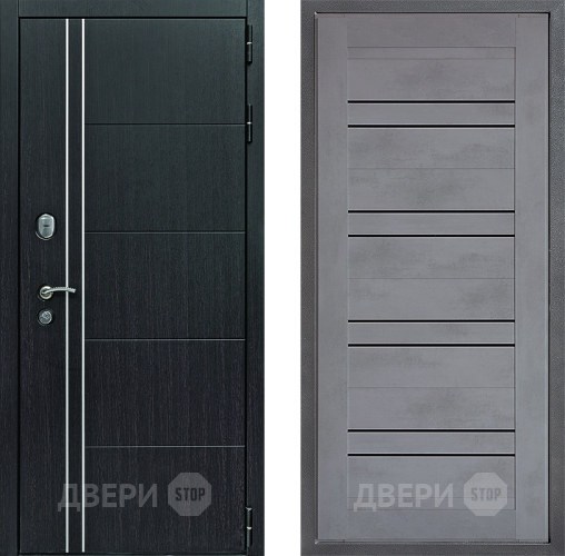 Дверь Дверной континент Теплолюкс Дизайн ФЛ-49 Бетон серый в Наро-Фоминске