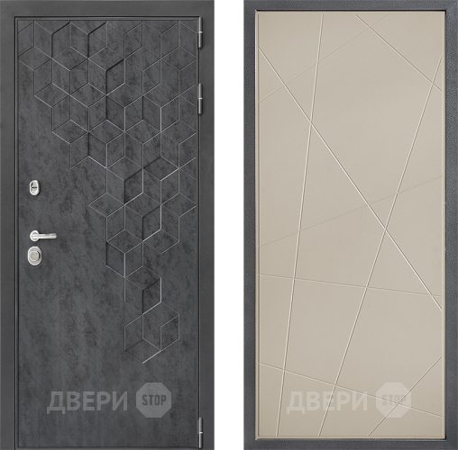 Входная металлическая Дверь Дверной континент ДК-3/713 ФЛ-655 Капучино в Наро-Фоминске