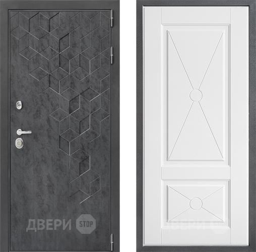 Входная металлическая Дверь Дверной континент ДК-3/713 ФЛ-617 Софт милк в Наро-Фоминске