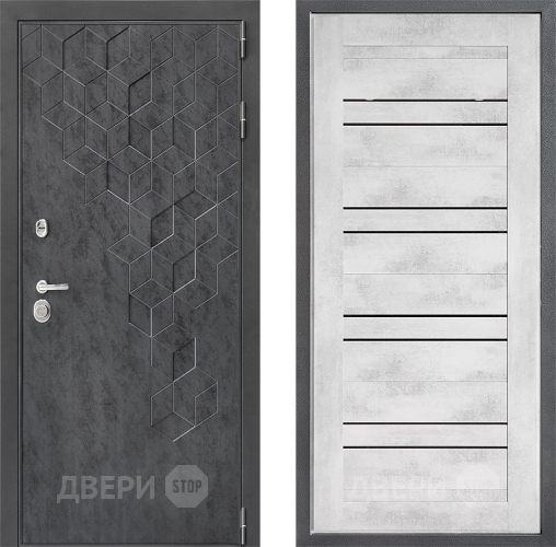 Входная металлическая Дверь Дверной континент ДК-3/713 ФЛ-49 Бетон снежный в Наро-Фоминске