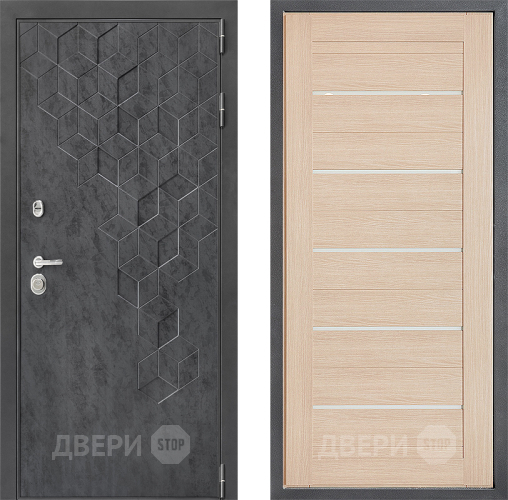 Входная металлическая Дверь Дверной континент ДК-3/713 ФЛ-46 Капучино в Наро-Фоминске