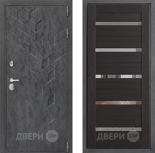 Входная металлическая Дверь Дверной континент ДК-3/713 ФЛ-47 Венге в Наро-Фоминске