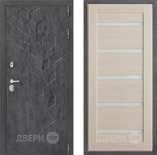 Входная металлическая Дверь Дверной континент ДК-3/713 ФЛ-47 Лиственница белая в Наро-Фоминске