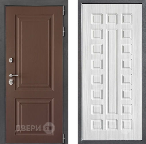 Входная металлическая Дверь Дверной континент ДК-3/729 ФЛ-183 Сандал белый в Наро-Фоминске