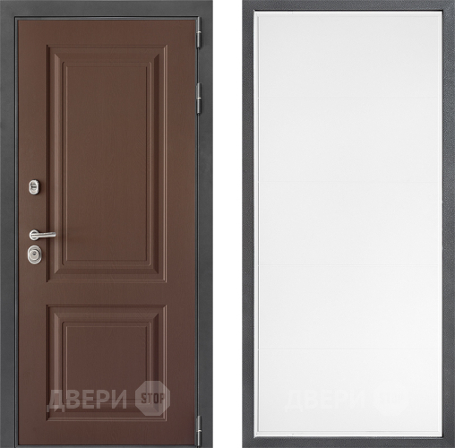 Входная металлическая Дверь Дверной континент ДК-3/729 ФЛ-649 Белый софт в Наро-Фоминске
