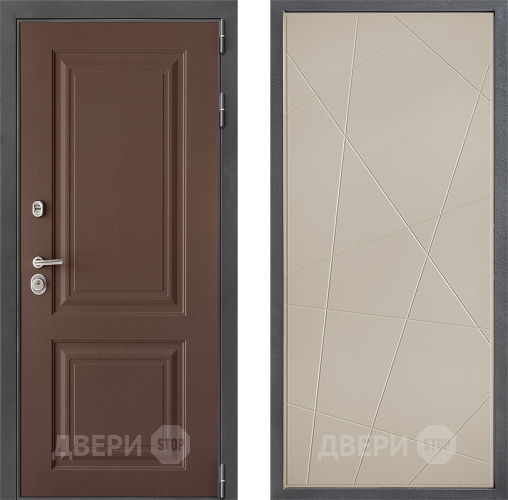 Входная металлическая Дверь Дверной континент ДК-3/729 ФЛ-655 Капучино в Наро-Фоминске
