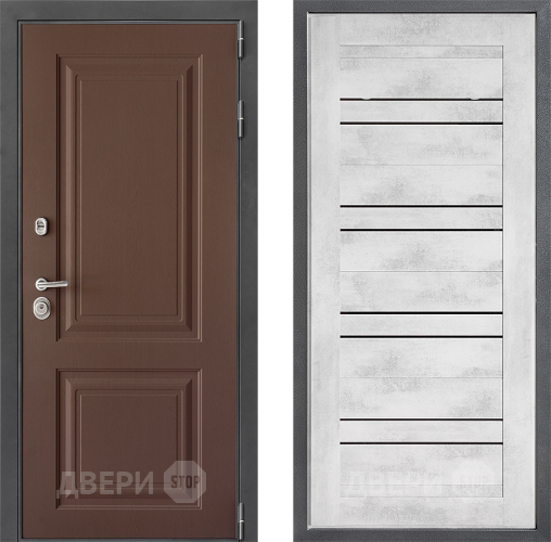 Входная металлическая Дверь Дверной континент ДК-3/729 ФЛ-49 Бетон снежный в Наро-Фоминске