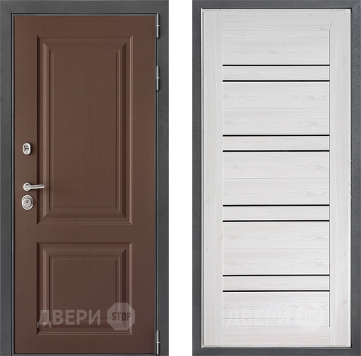 Входная металлическая Дверь Дверной континент ДК-3/729 ФЛ-49 Сосна белая в Наро-Фоминске