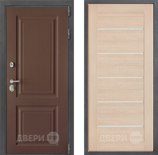 Входная металлическая Дверь Дверной континент ДК-3/729 ФЛ-46 Капучино в Наро-Фоминске
