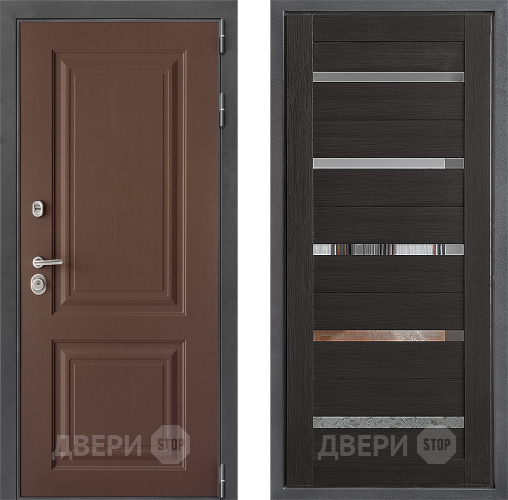 Входная металлическая Дверь Дверной континент ДК-3/729 ФЛ-47 Венге в Наро-Фоминске
