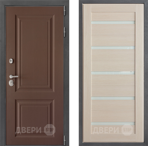 Входная металлическая Дверь Дверной континент ДК-3/729 ФЛ-47 Капучино в Наро-Фоминске