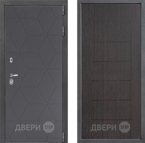 Входная металлическая Дверь Дверной континент ДК-3/744 ФЛ-Лайн Венге в Наро-Фоминске
