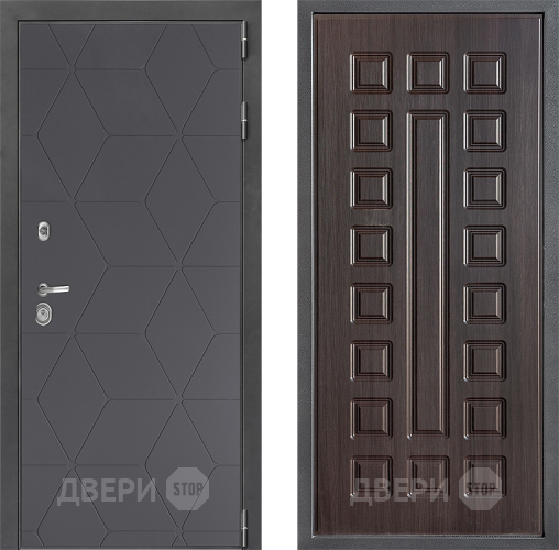 Входная металлическая Дверь Дверной континент ДК-3/744 ФЛ-183 Венге в Наро-Фоминске