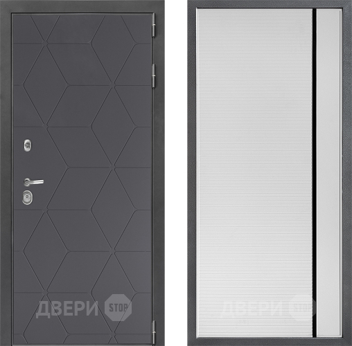 Дверь Дверной континент ДК-3/744 ФЛ-757 Черное Стекло Софт милк в Наро-Фоминске