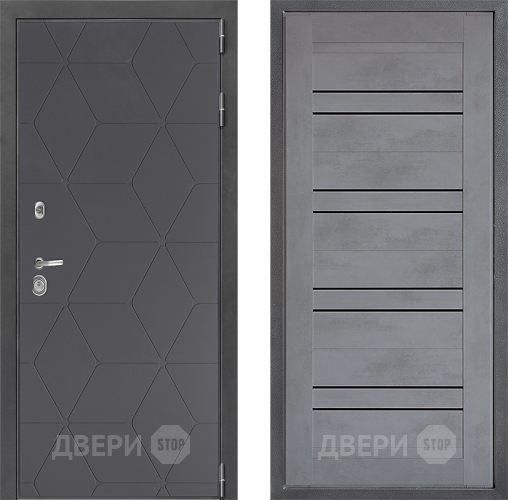 Дверь Дверной континент ДК-3/744 ФЛ-49 Бетон серый в Наро-Фоминске