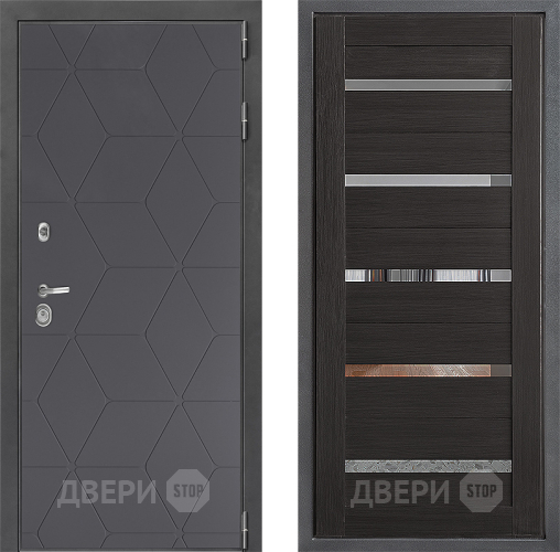 Входная металлическая Дверь Дверной континент ДК-3/744 ФЛ-47 Венге в Наро-Фоминске