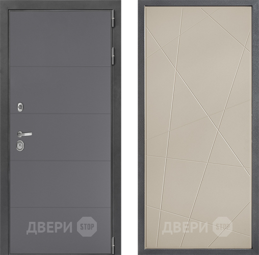 Входная металлическая Дверь Дверной континент ДК-3/649 ФЛ-655 Капучино в Наро-Фоминске