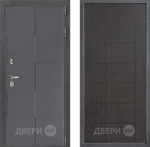 Входная металлическая Дверь Дверной континент ДК-3/606 ФЛ-Лайн Венге в Наро-Фоминске