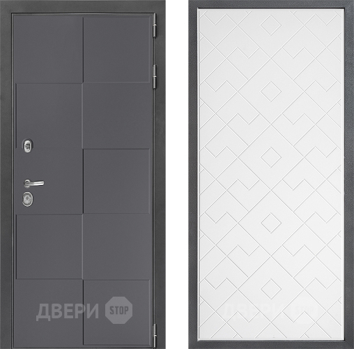 Дверь Дверной континент ДК-3/606 ФЛ-Тиффани Белый софт в Наро-Фоминске