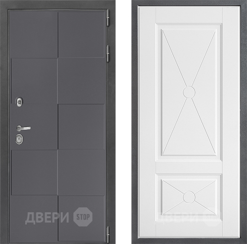 Входная металлическая Дверь Дверной континент ДК-3/606 ФЛ-617 Софт милк в Наро-Фоминске