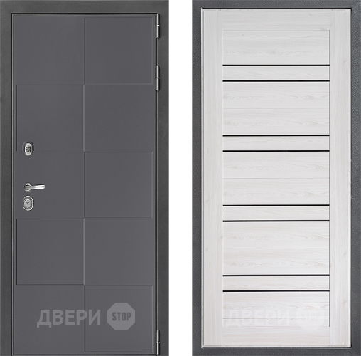 Входная металлическая Дверь Дверной континент ДК-3/606 ФЛ-49 Сосна белая в Наро-Фоминске