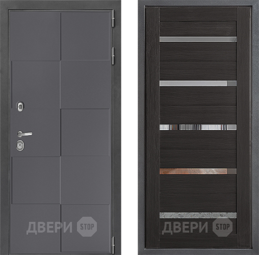 Входная металлическая Дверь Дверной континент ДК-3/606 ФЛ-47 Венге в Наро-Фоминске