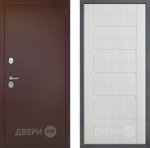 Дверь Дверной континент Рубикон Медь Дизайн ФЛ-70 Лиственница белая в Наро-Фоминске
