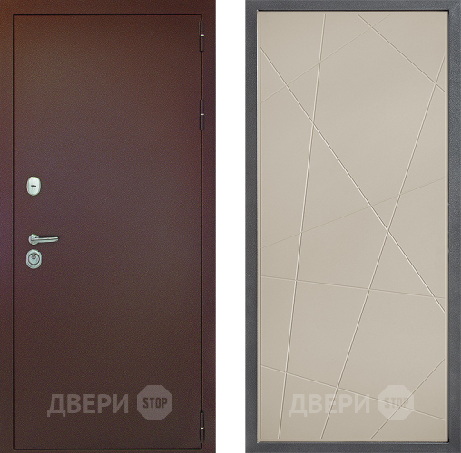 Дверь Дверной континент Рубикон Медь Дизайн ФЛ-655 Капучино в Наро-Фоминске