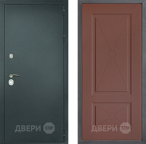 Дверь Дверной континент Рубикон Серебро Дизайн ФЛ-617 Ясень шоколадный в Наро-Фоминске