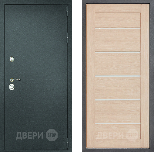 Дверь Дверной континент Рубикон Серебро Дизайн ФЛ-46 Капучино в Наро-Фоминске