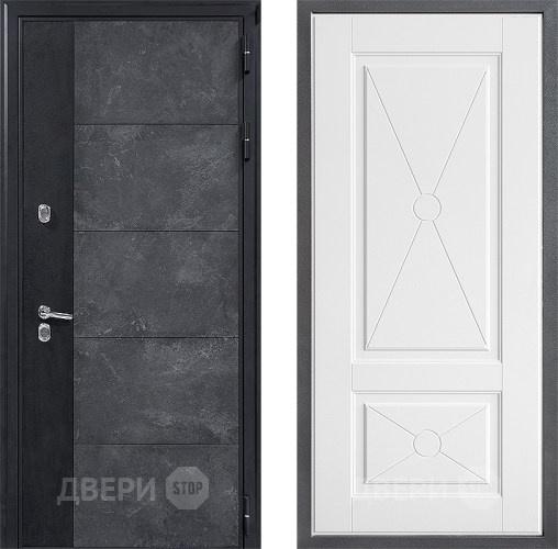 Входная металлическая Дверь Дверной континент ДК-15 Бетон ТЕРМО ФЛ-617 Софт милк в Наро-Фоминске