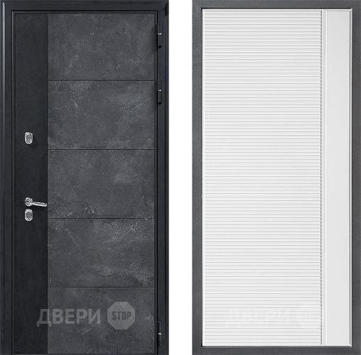Дверь Дверной континент ДК-15 Бетон ТЕРМО ФЛ-757 Белое Стекло Софт милк в Наро-Фоминске